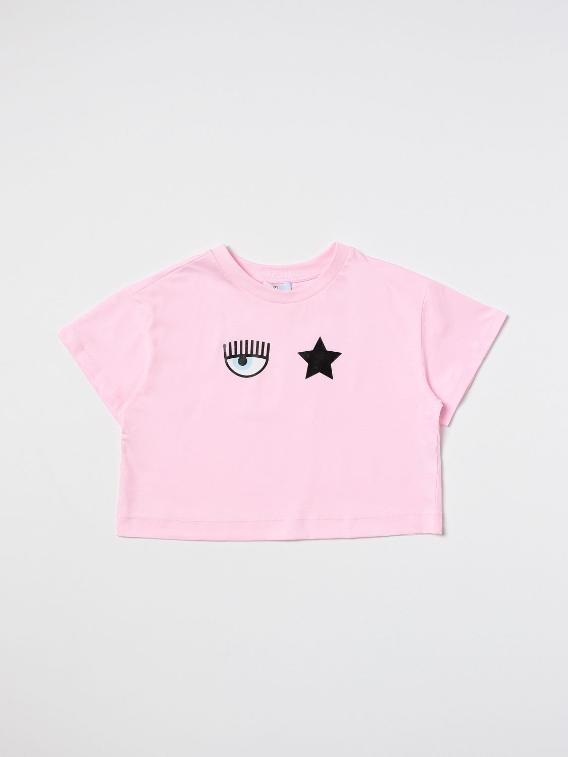 T-shirt Chiara Ferragni: T-shirt Chiara Ferragni bambina rosa 1