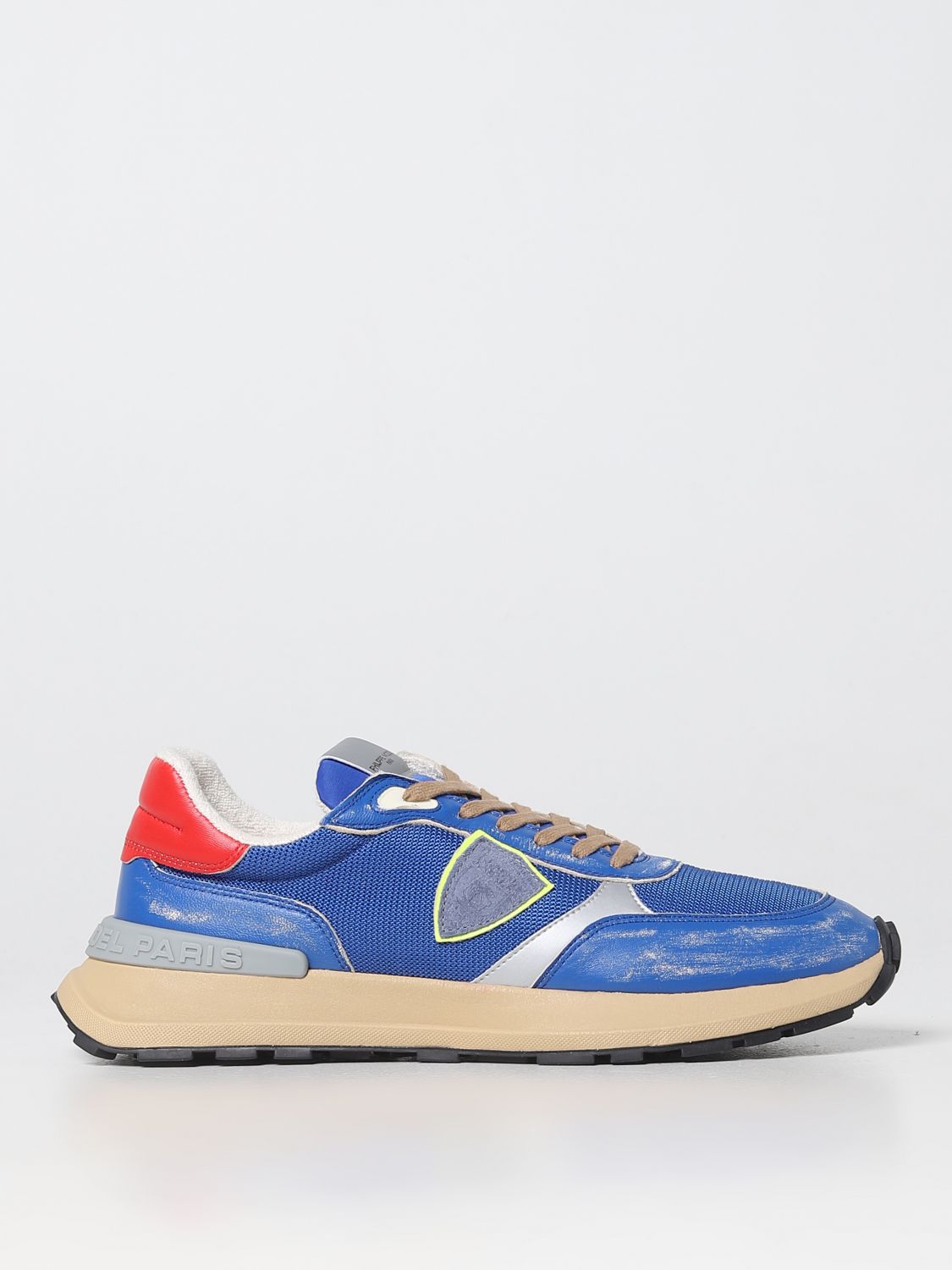 PHILIPPE MODEL: sneakers for man - Blue | Philippe Model sneakers online on