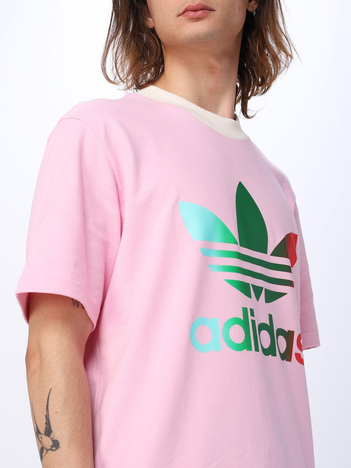 stil Briesje Snel ADIDAS ORIGINALS: t-shirt for man - Pink | Adidas Originals t-shirt IP6968  online on GIGLIO.COM