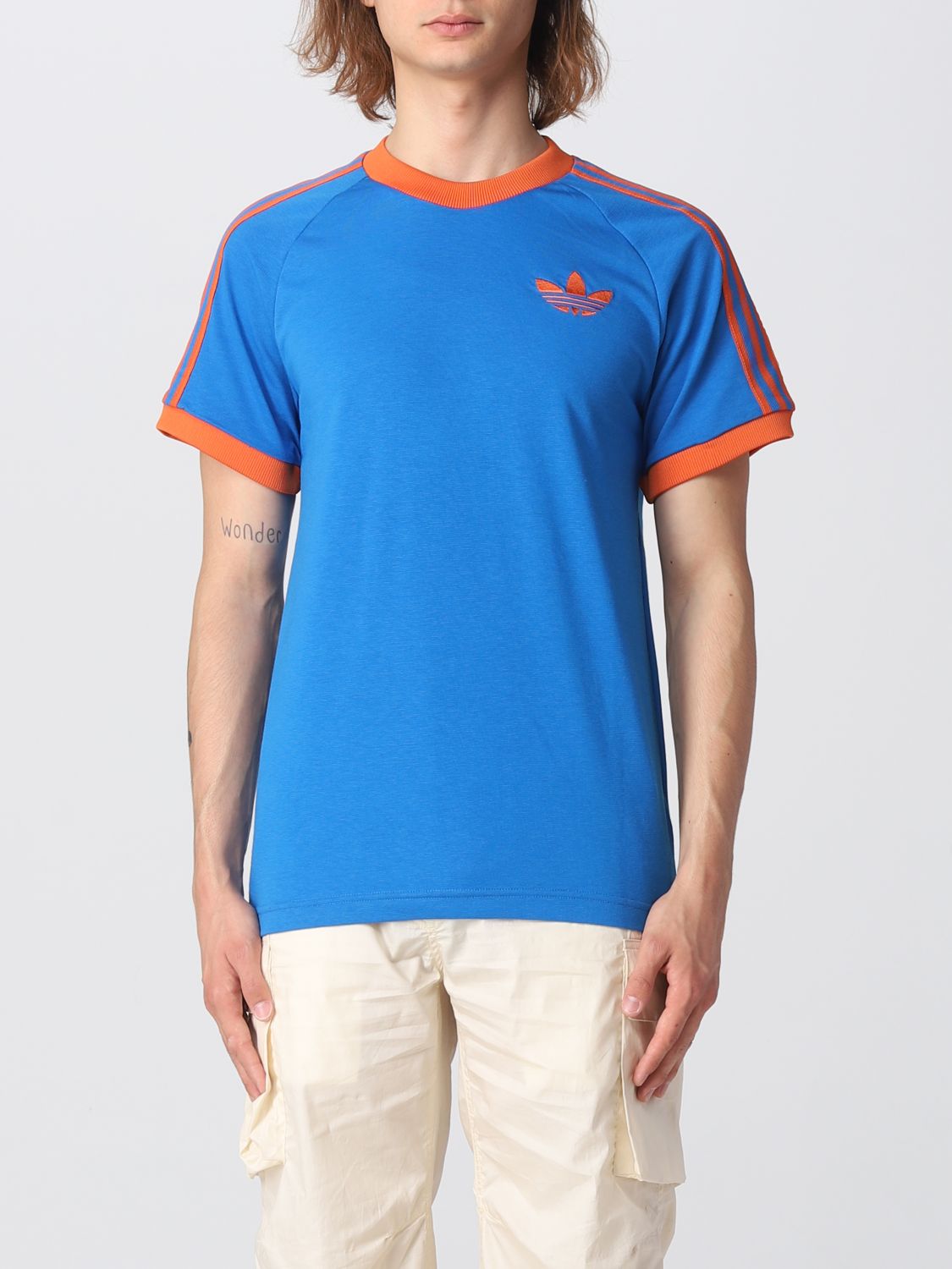 Adidas Originals T-shirt  Men Color Blue