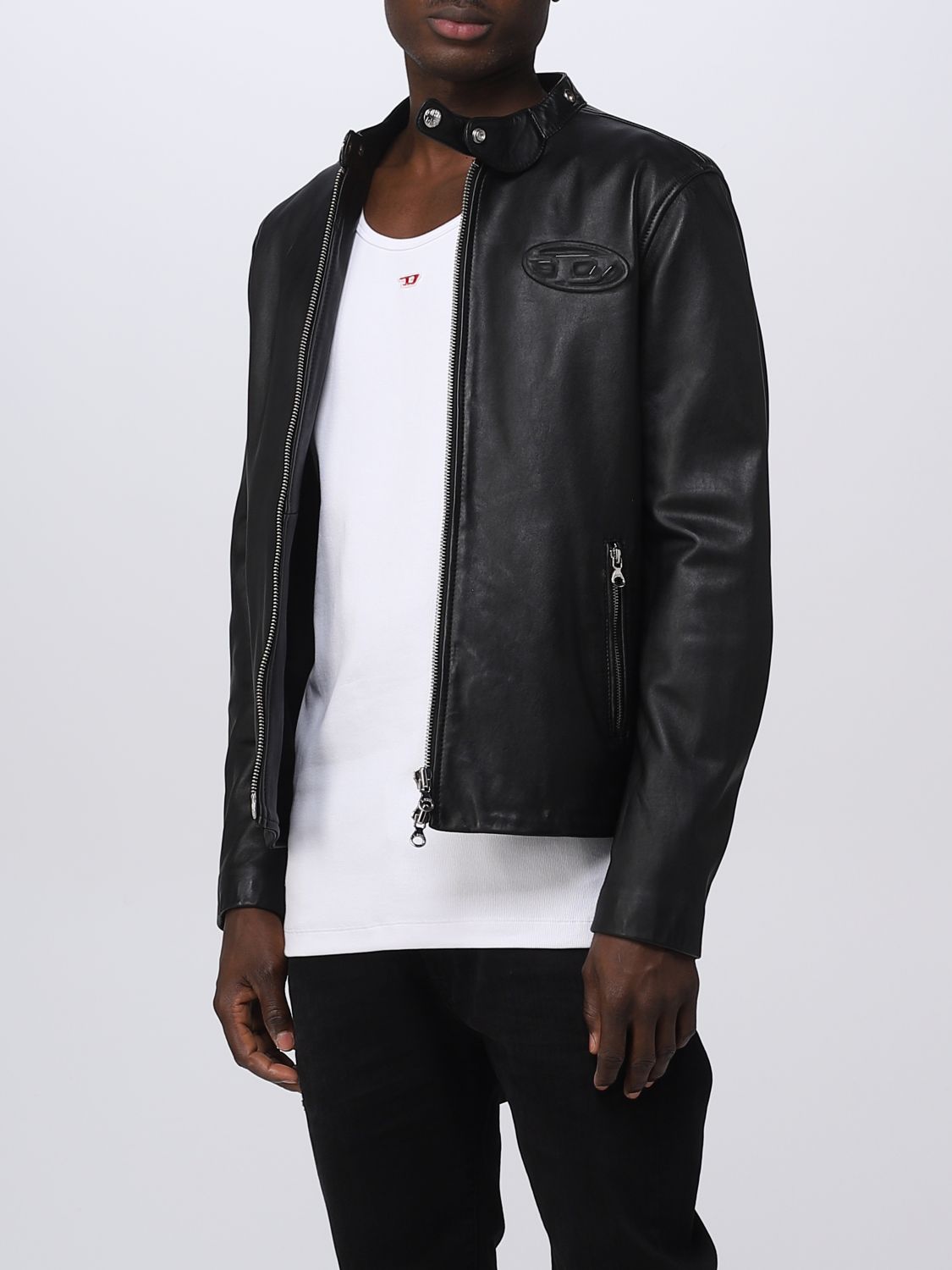 DIESEL: jacket for man - Black | Diesel jacket A085980AJIR online on ...