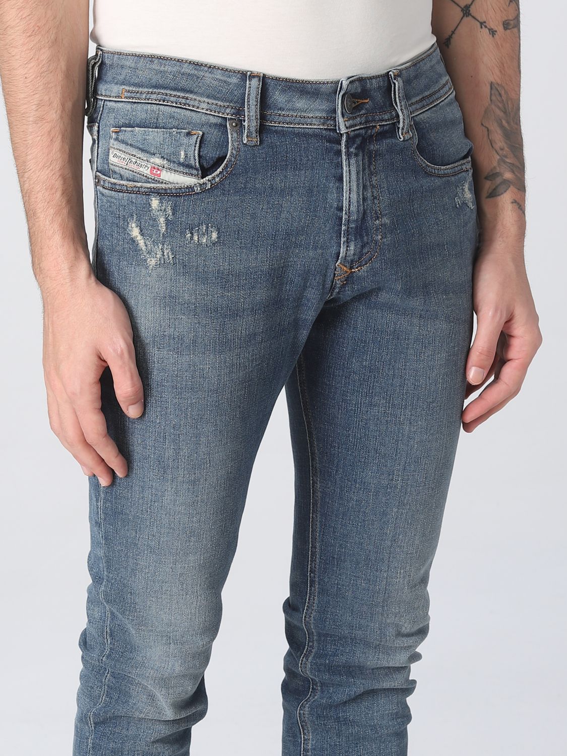 DIESEL: jeans for man - Denim Diesel jeans A0359409E43 online GIGLIO.COM