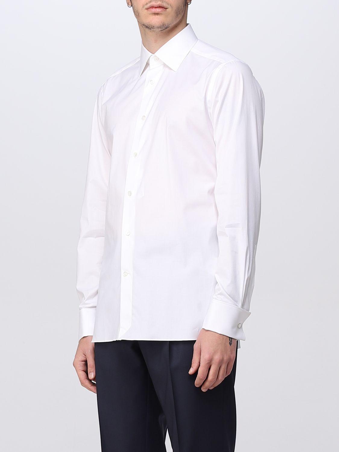 ZEGNA: shirt for man - White | Zegna shirt 9MS4PA5041 online on GIGLIO.COM