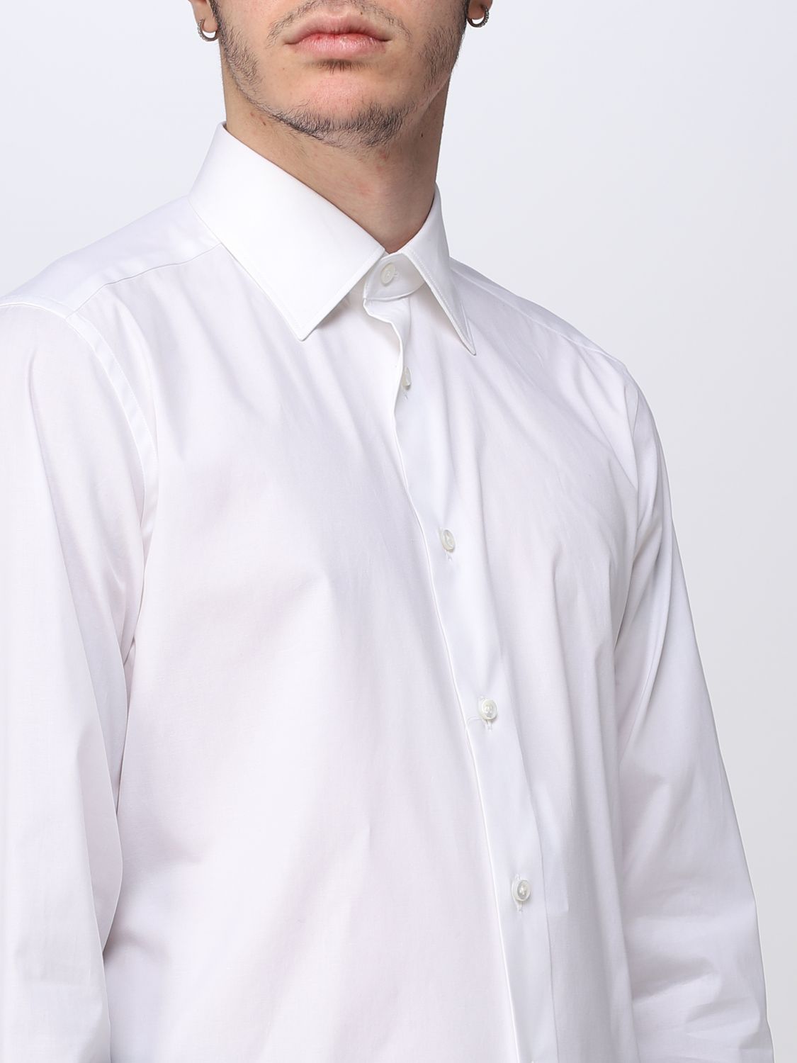 ZEGNA: shirt for man - White | Zegna shirt 9MS4PA5041 online on GIGLIO.COM