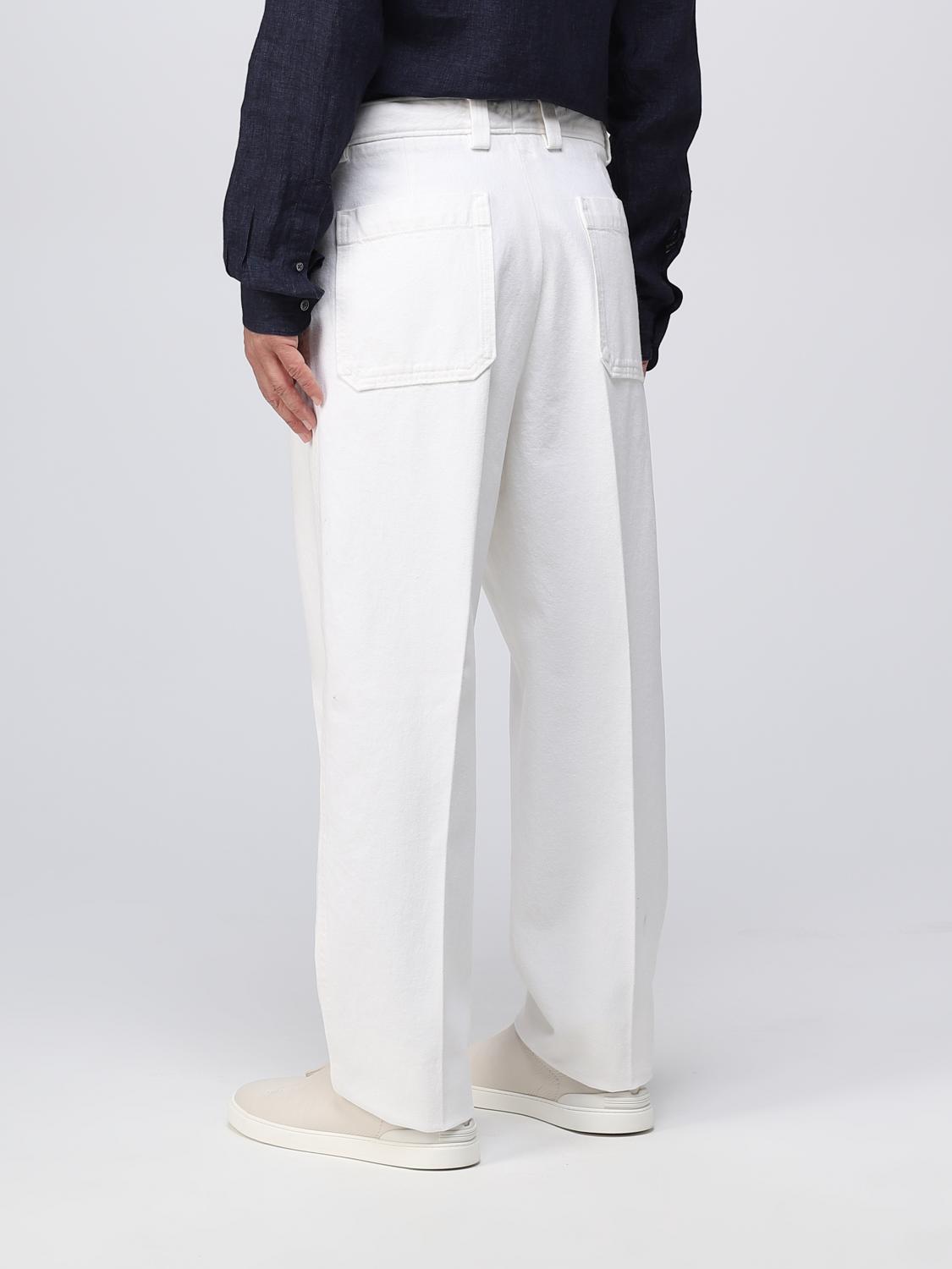 ZEGNA: pants for man - White | Zegna pants 503UBI48A5 online on GIGLIO.COM