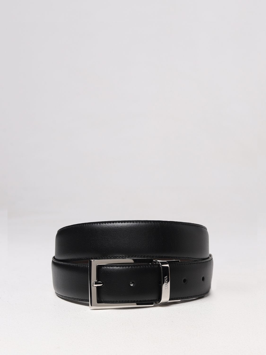 ZEGNA: belt for man - Black | Zegna belt B010PZLHVIC online on GIGLIO.COM