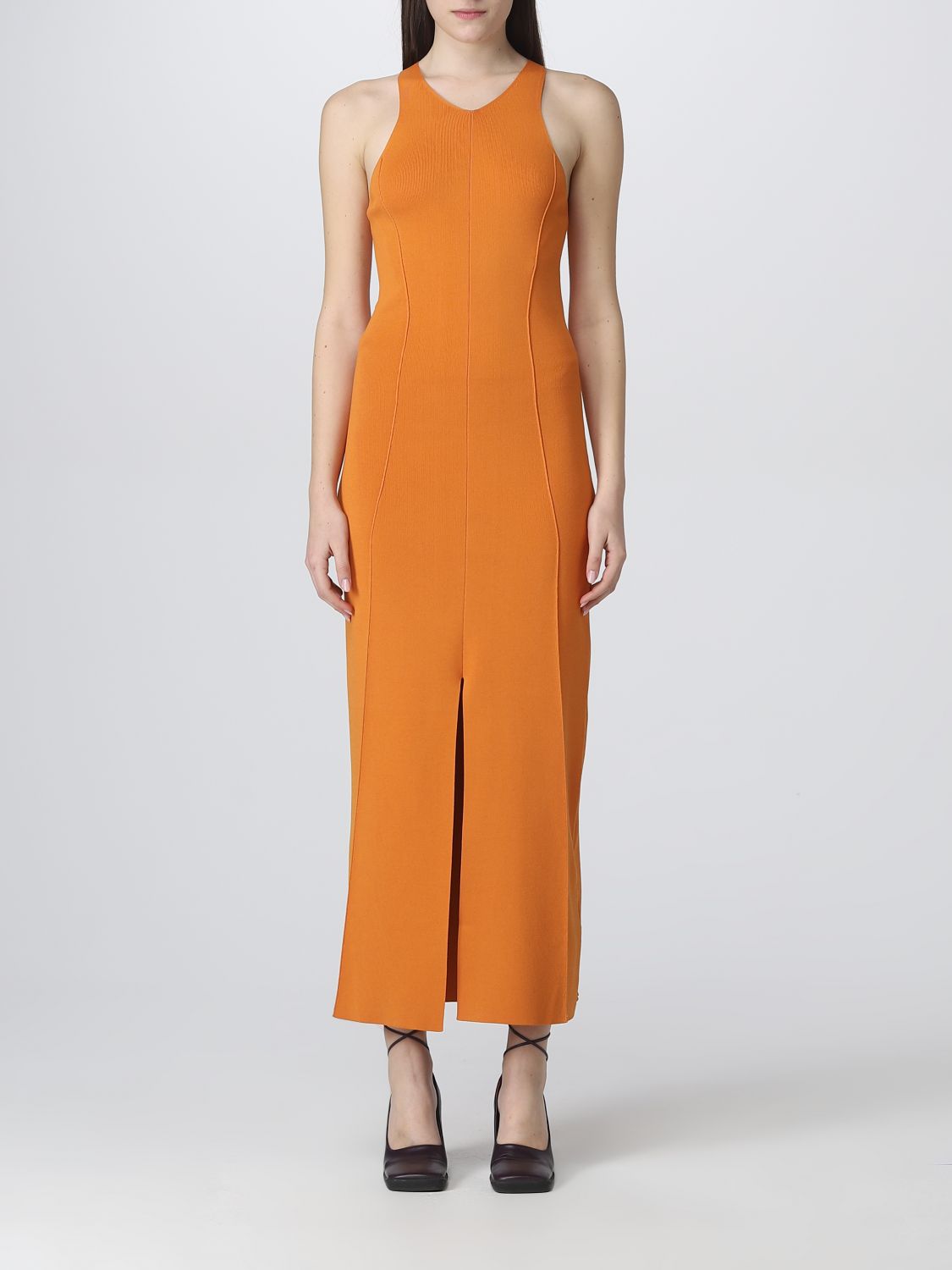 Shop Nanushka Dress  Woman Color Orange