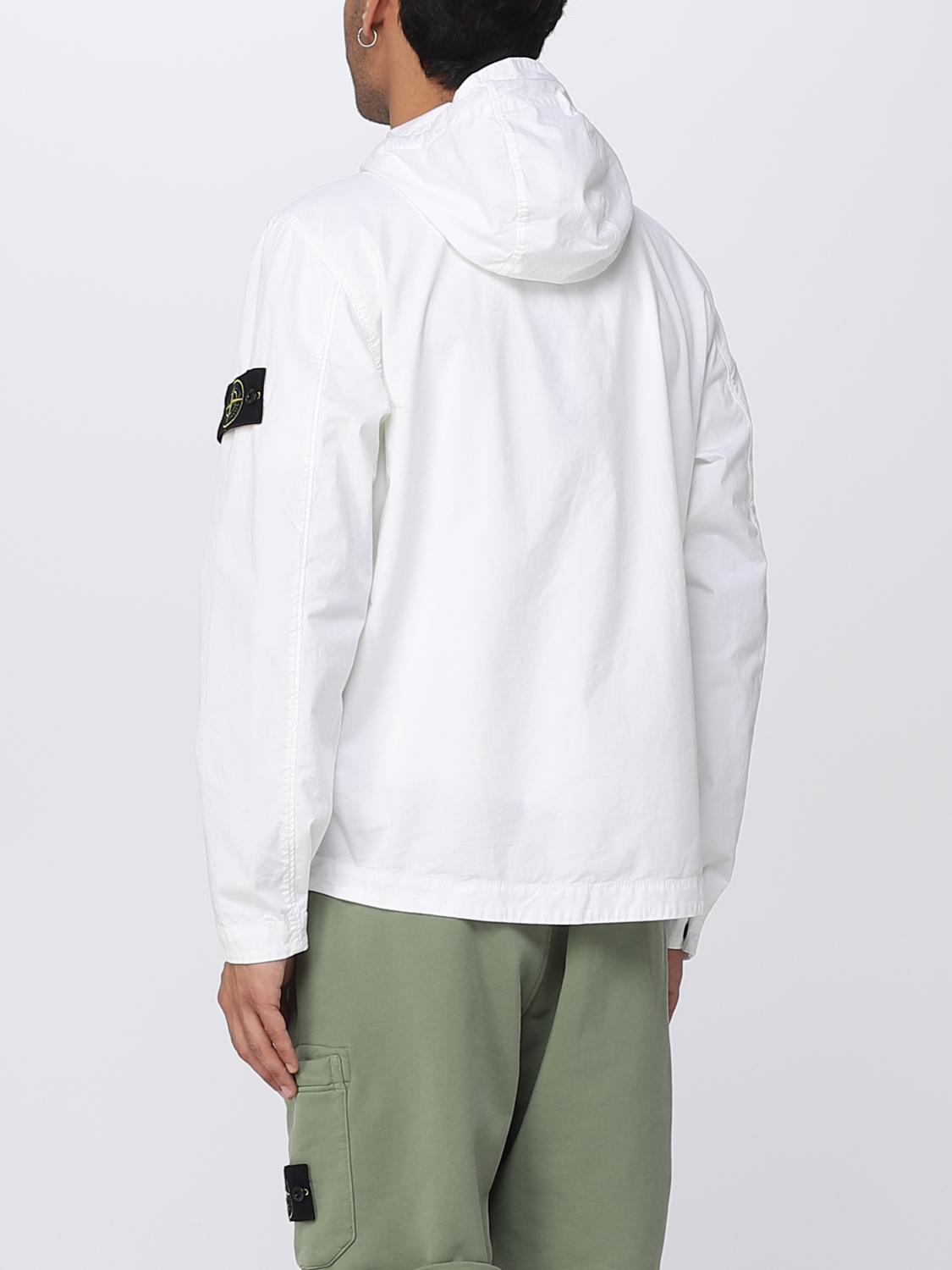 Giacca Stone Island: Giacca Stone Island uomo bianco 3