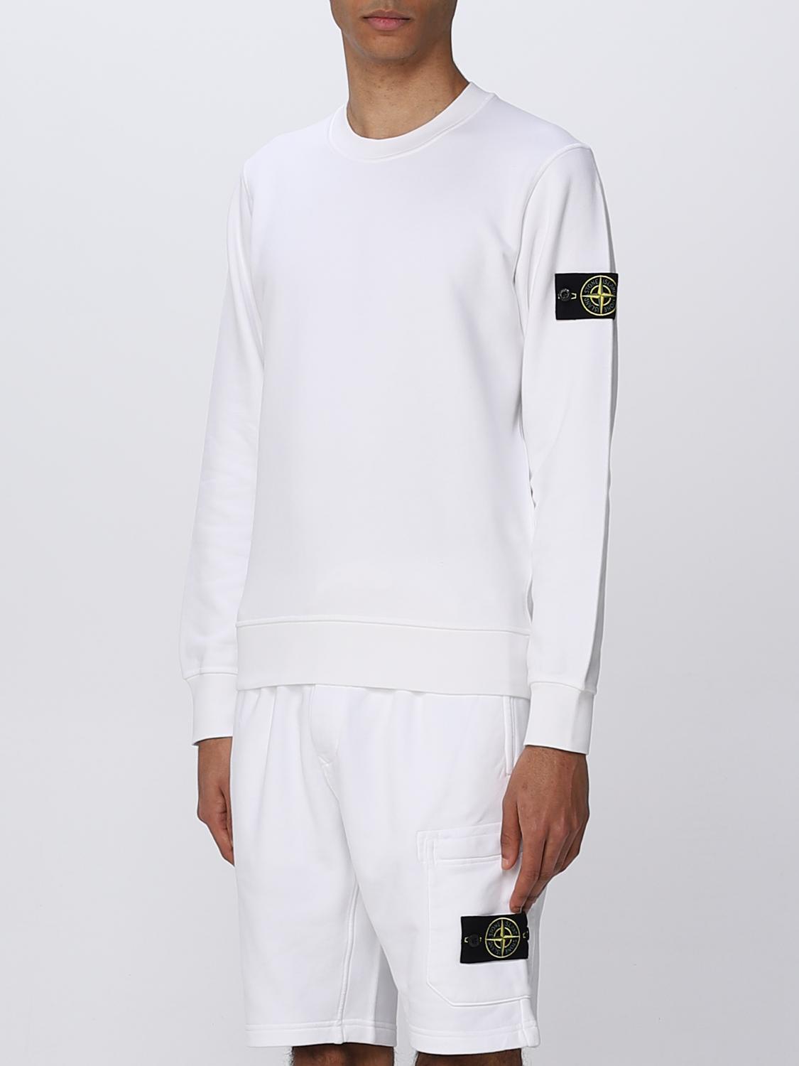 STONE ISLAND: sweatshirt for man - White