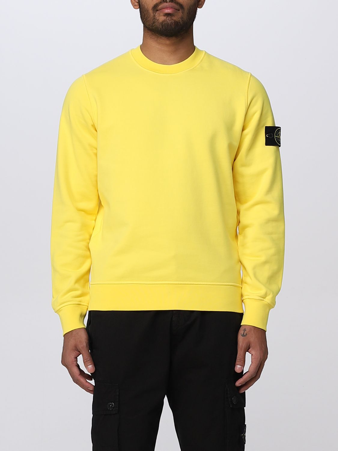 Stone Island Sweatshirt  Men Color Yellow
