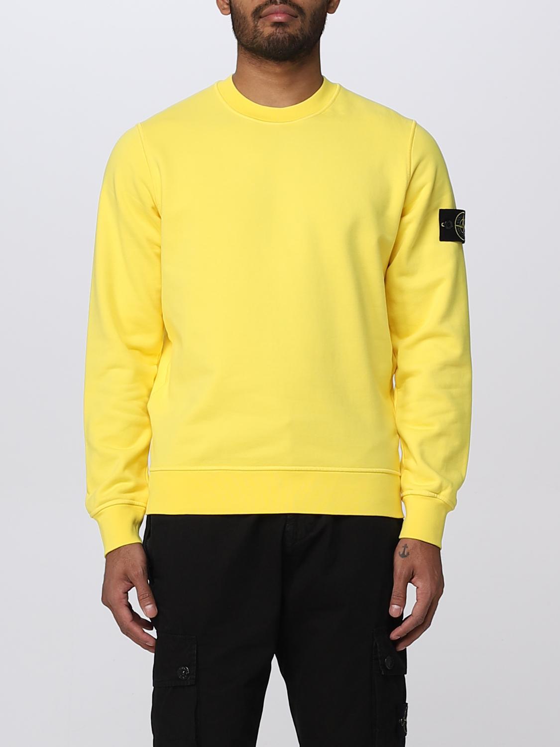 Stone Island Outlet: sweatshirt for man - Yellow | Stone Island