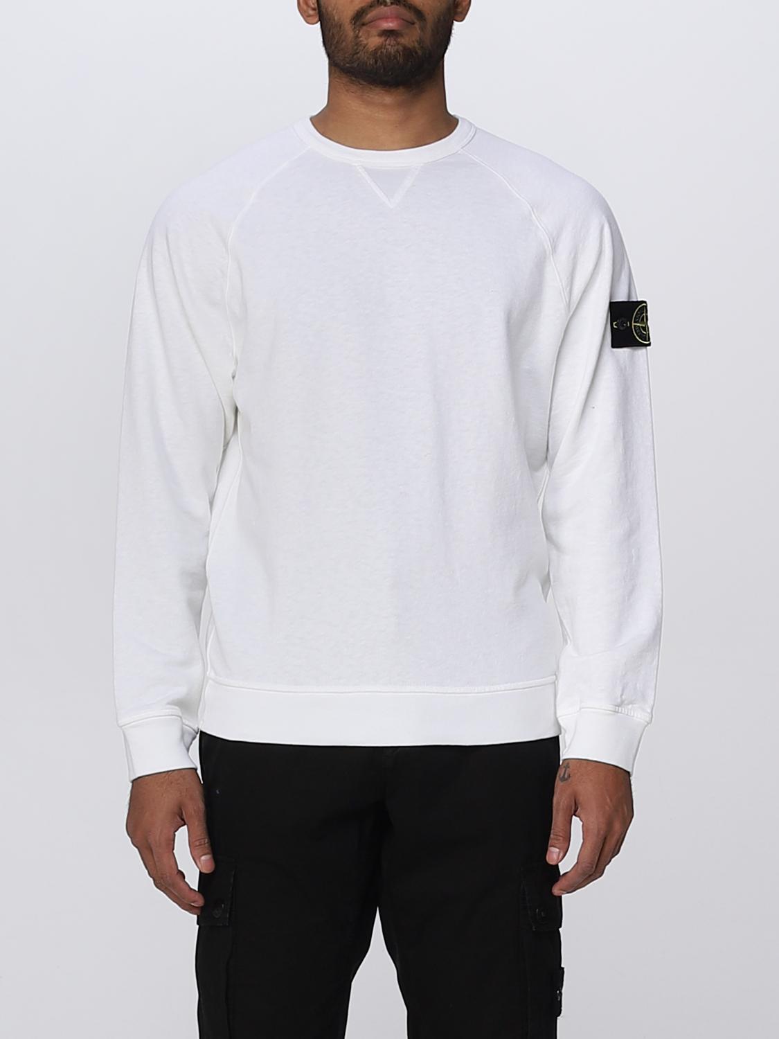 STONE ISLAND: sweatshirt for man - White