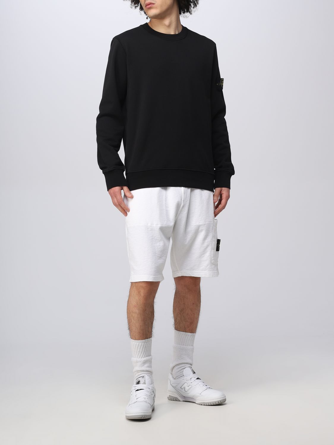 STONE ISLAND: short for man - White | Stone Island short 781564060 ...