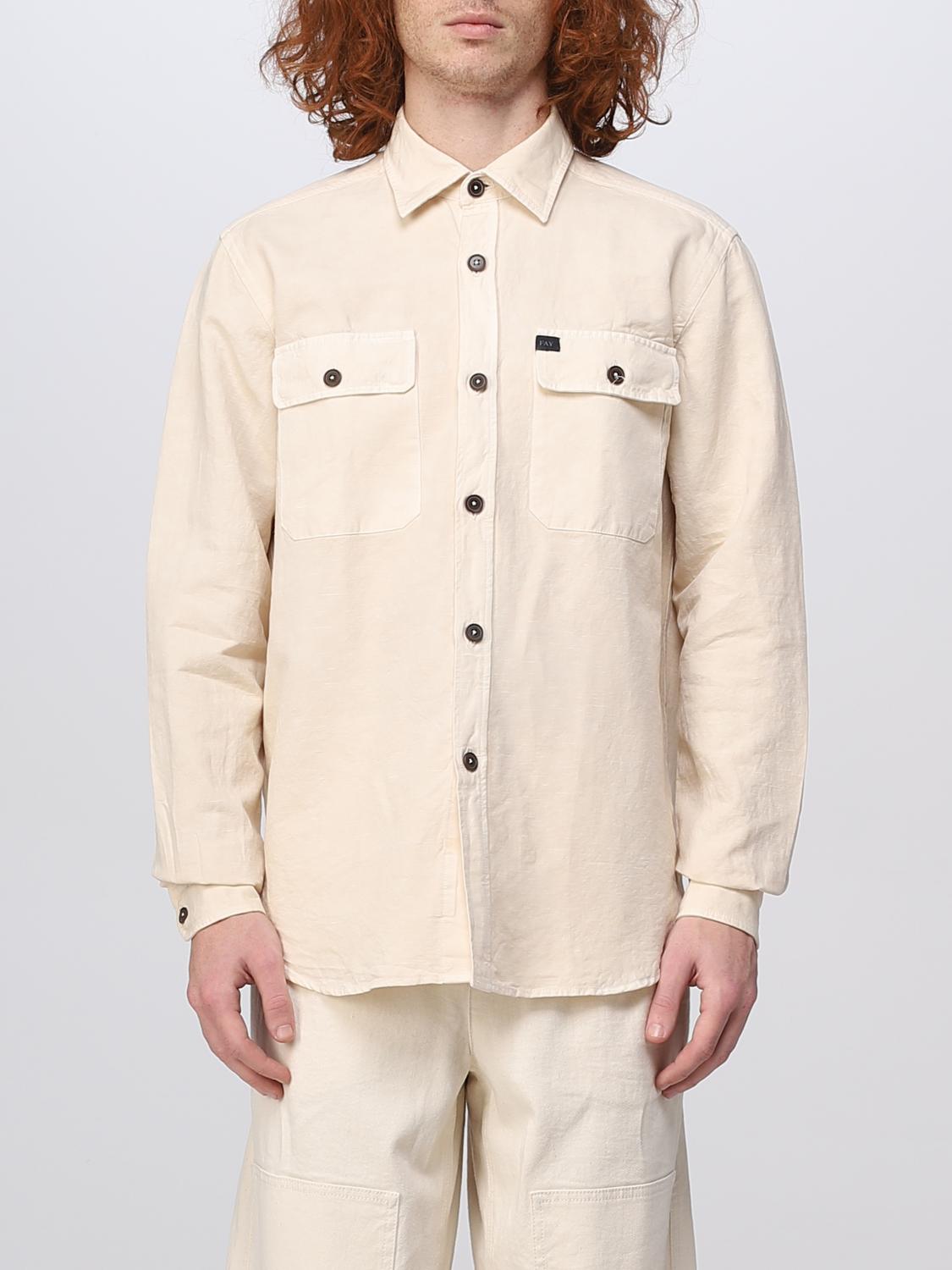 Fay: Shirt For Man - White 