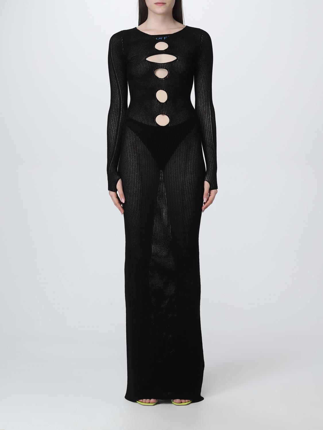 连衣裙 OFF-WHITE 女士 颜色 黑色