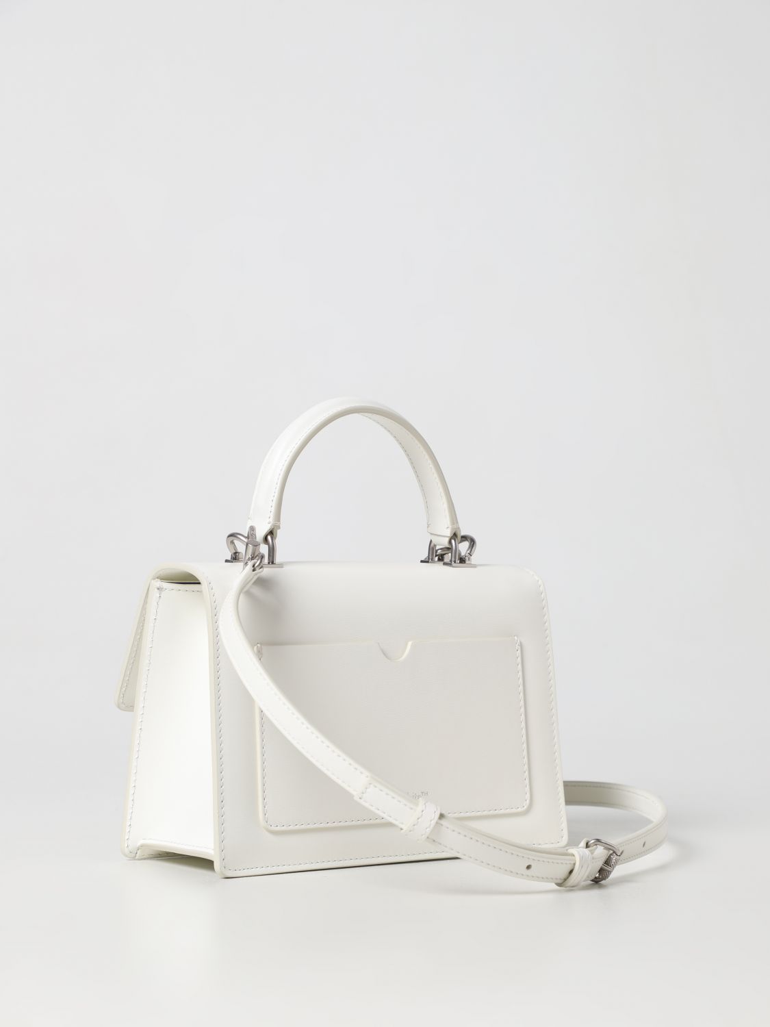 Off-White Outlet: 1.4 Jitney leather bag - White  Off-White crossbody bags  OWNP037S23LEA003 online at