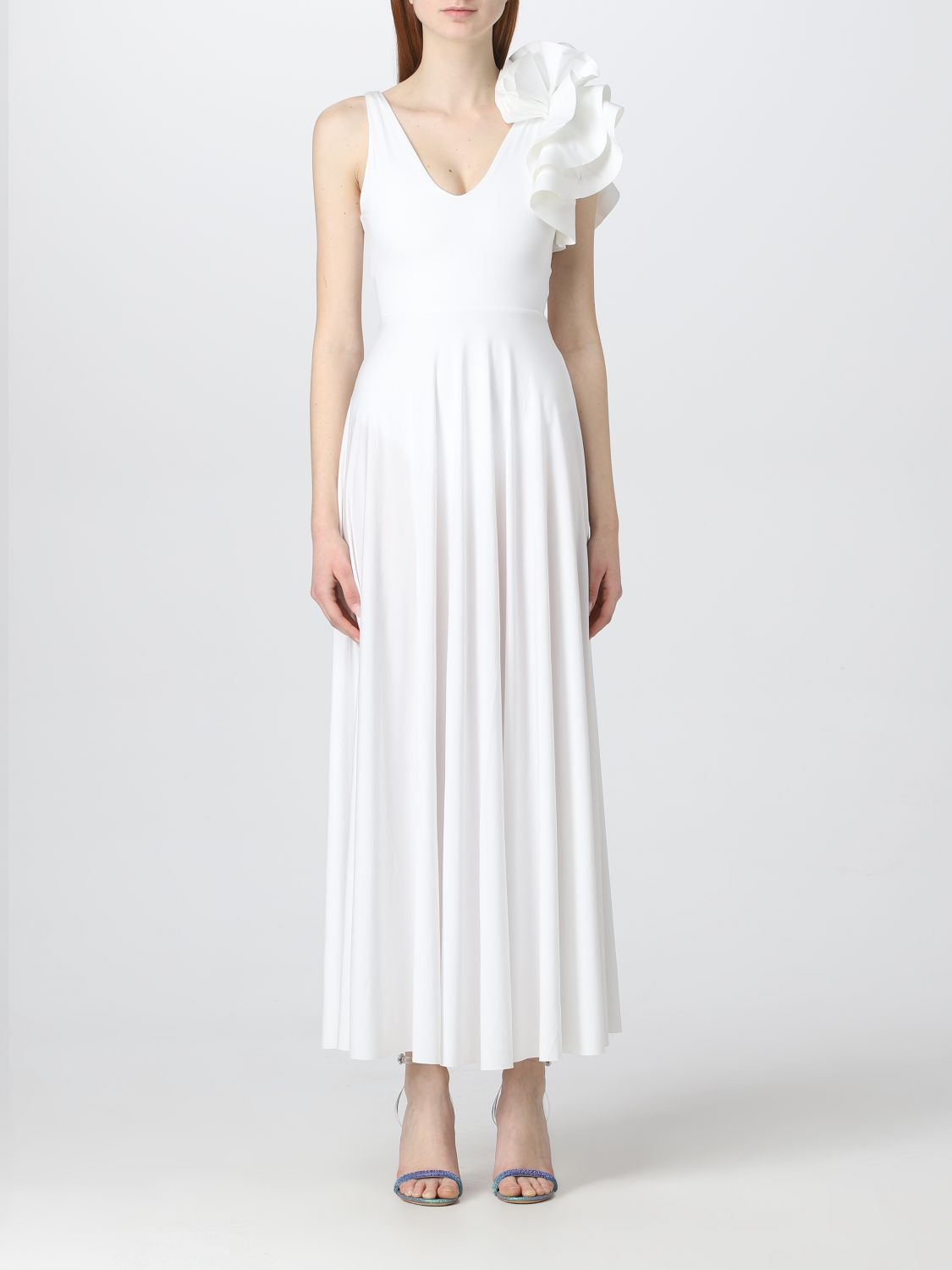 Shop Maygel Coronel Dress  Woman Color White