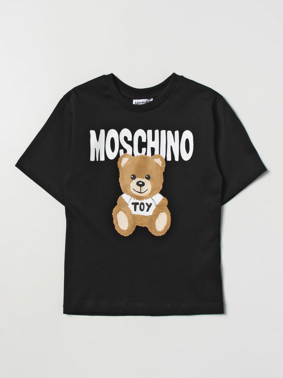 grande Repetirse Contracción MOSCHINO KID: Camiseta para niño, Negro | Camiseta Moschino Kid HOM03RLAA23  en línea en GIGLIO.COM