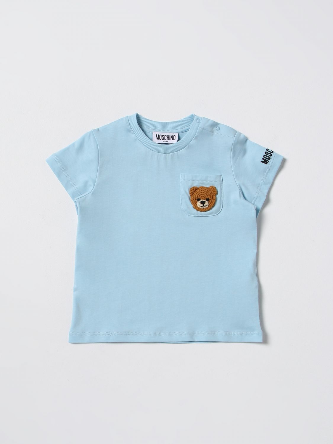 Moschino Baby T-shirt  Kids Color Gnawed Blue