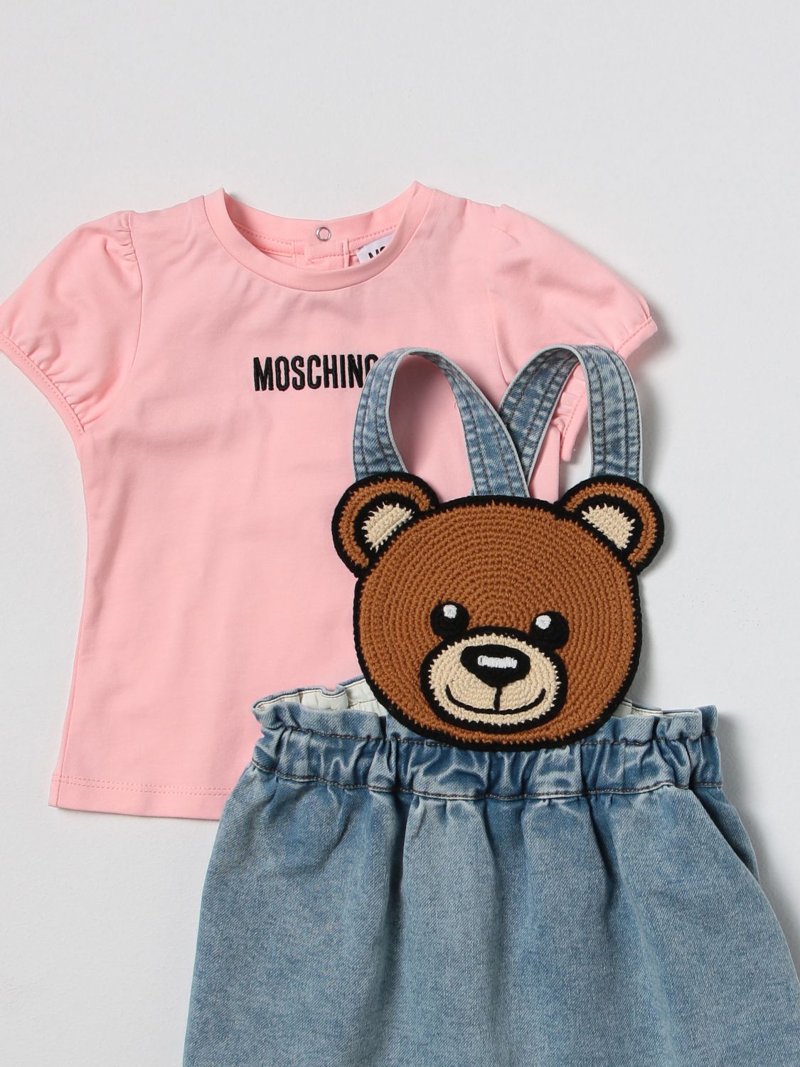 Nadenkend buitenaards wezen esthetisch MOSCHINO BABY: jumpsuit for baby - Pink | Moschino Baby jumpsuit  MDG00TLDE13 online on GIGLIO.COM