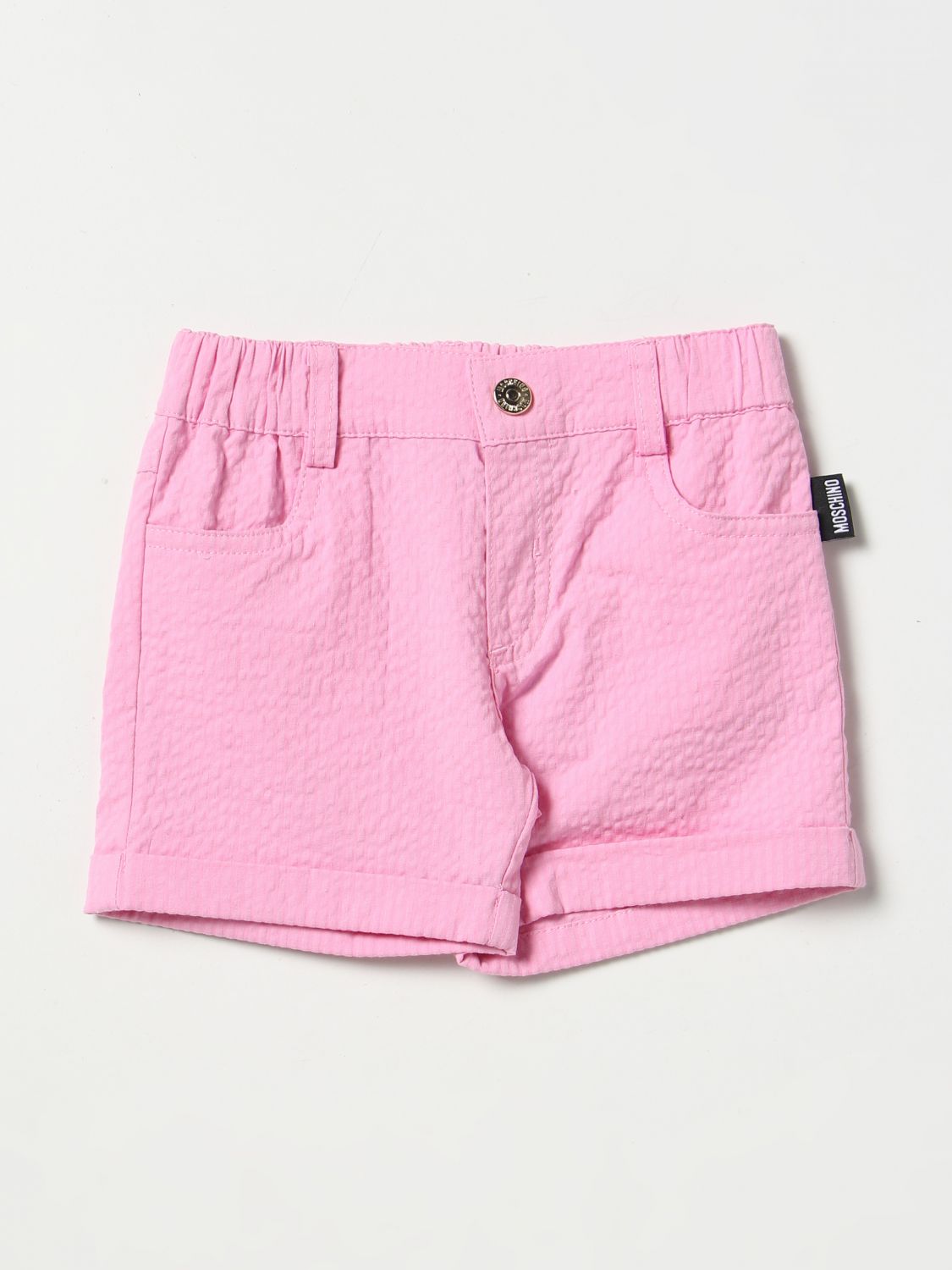 Shorts Moschino Baby: Moschino Baby shorts for baby pink 1