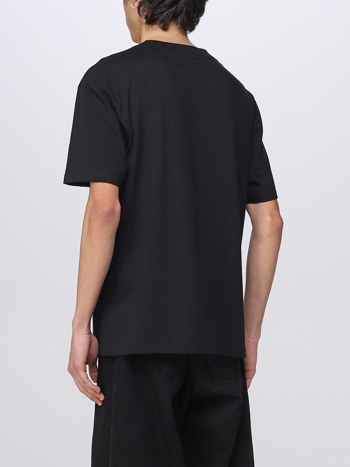 GCDS: t-shirt for man - Black | Gcds t-shirt SS23U130183 online on ...