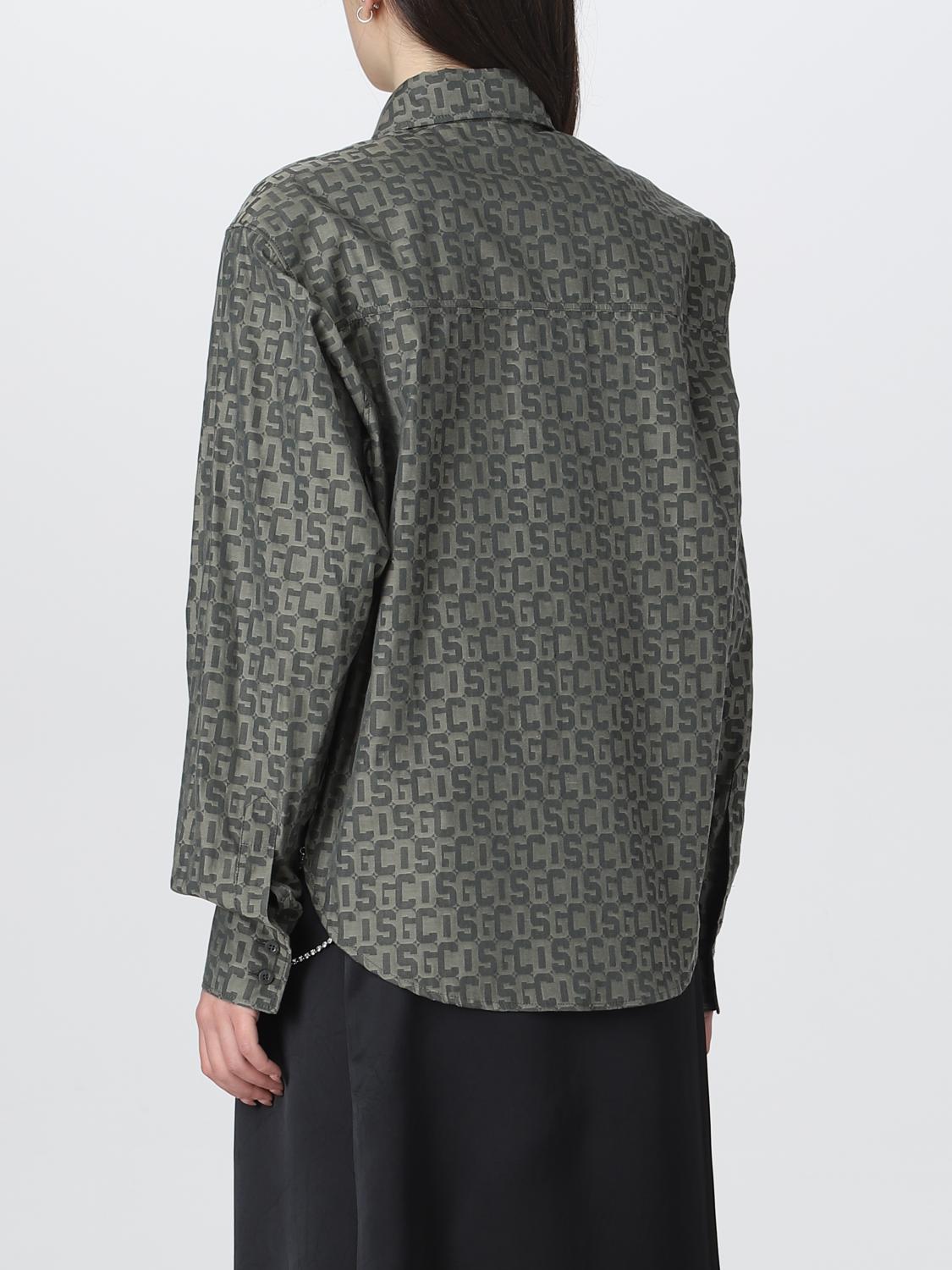 Camicia donna a maniche corte Grigio Chiaro