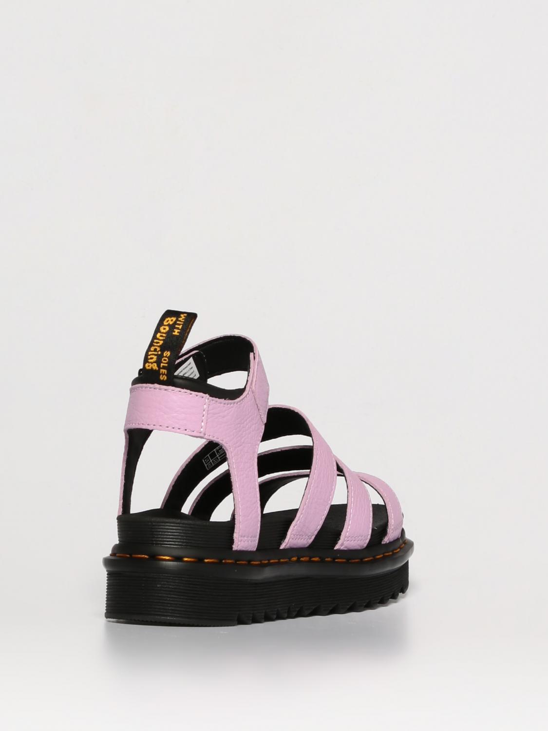 Sandali bassi Dr. Martens: Sandali bassi Dr. Martens donna lilla 3