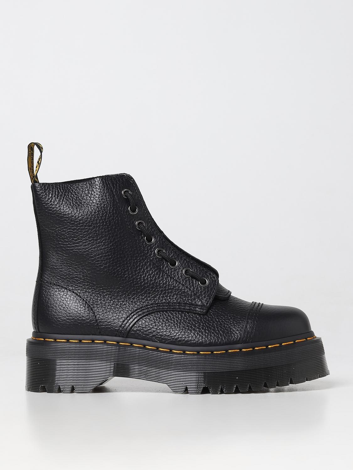 Stivaletti Dr. Martens: Stivaletto Sinclair Dr. Martens in pelle martellata nero 1