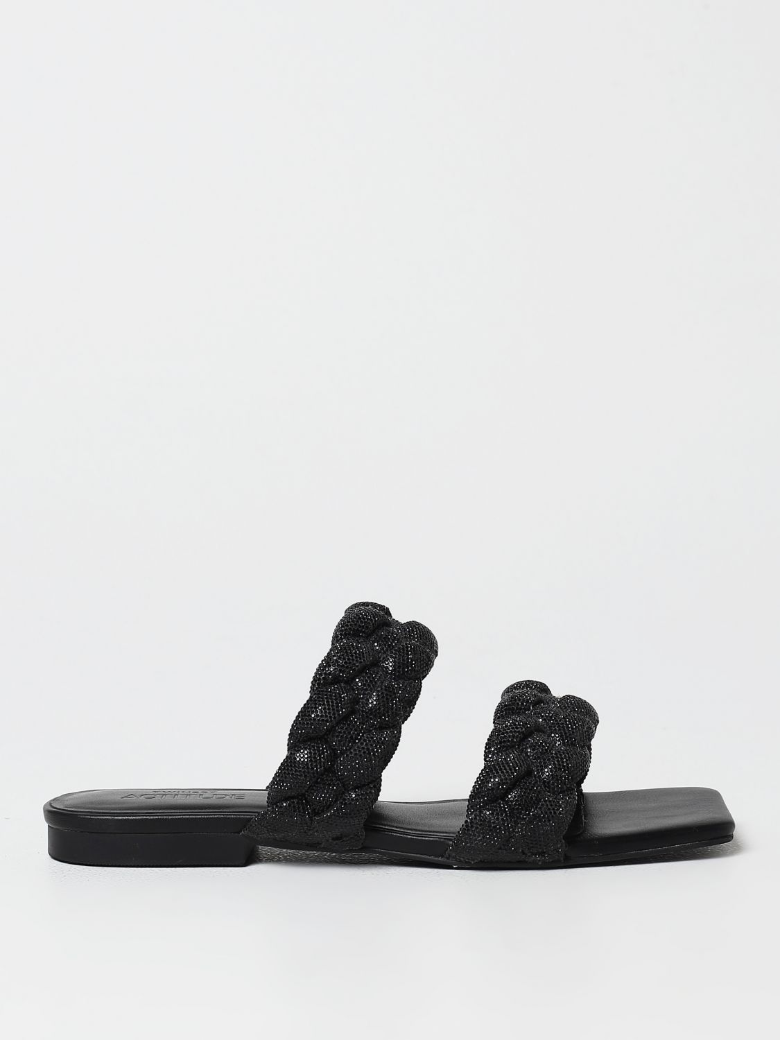 Actitude Twinset Flat Sandals  Woman In Black
