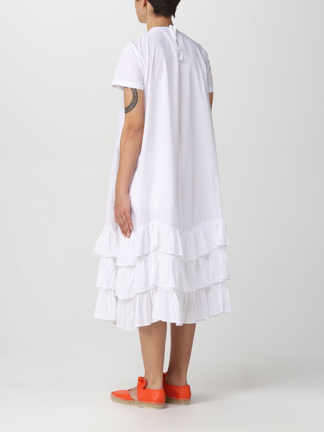 Vestido Semicouture: Vestido Semicouture para mujer blanco 2