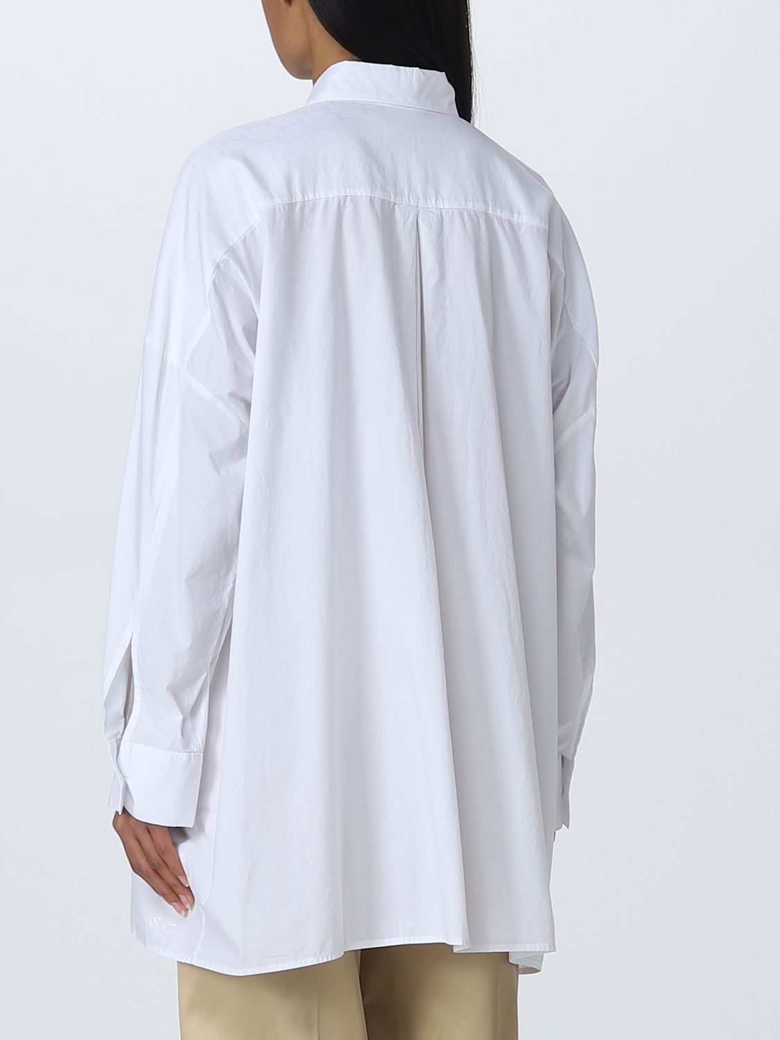 Рубашка Semicouture: Рубашка Semicouture для нее белый 2