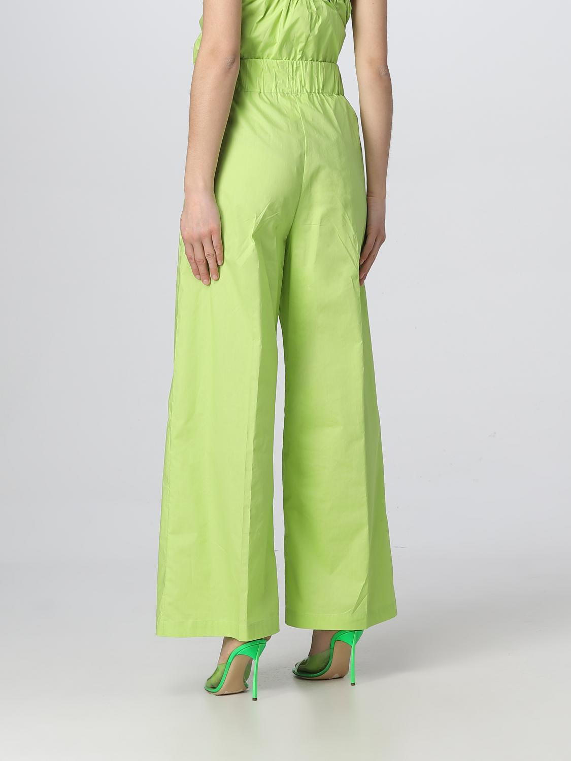 Pantalón Semicouture: Pantalón Semicouture para mujer verde 3