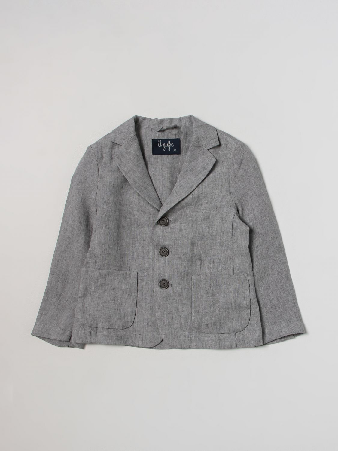 Il Gufo Kids' Blazer  Kinder Farbe Grau In Grey