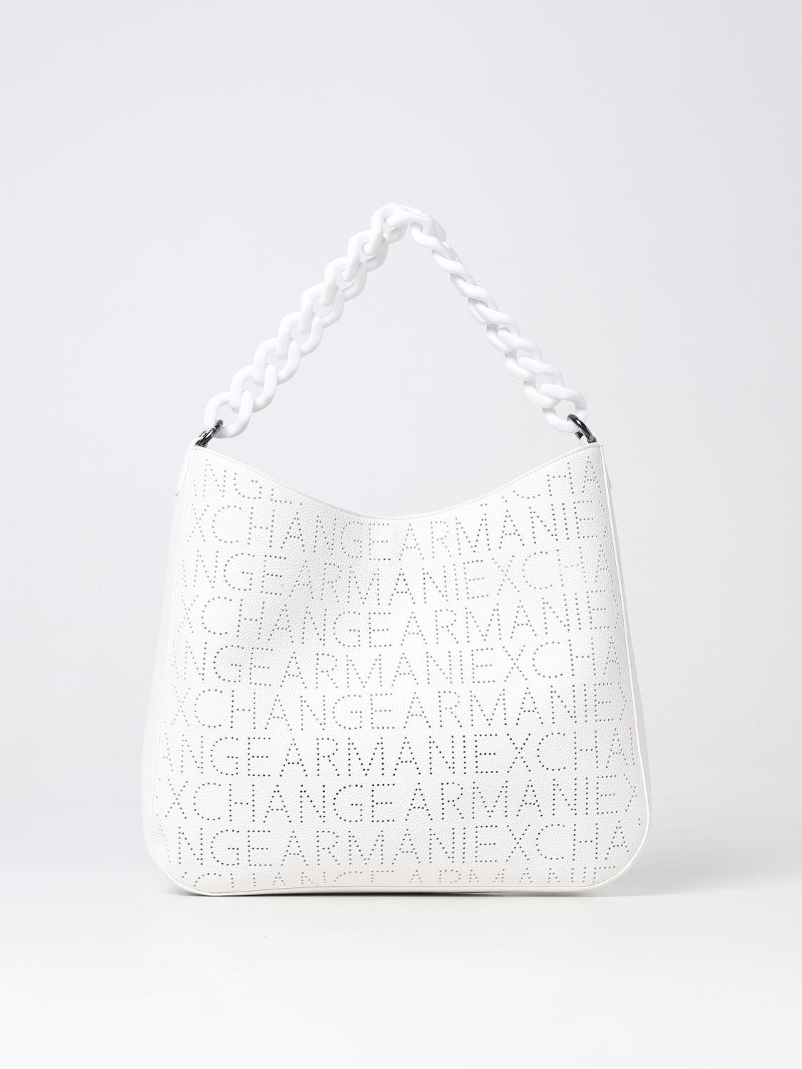 ARMANI EXCHANGE shoulder bag for woman White Armani Exchange
