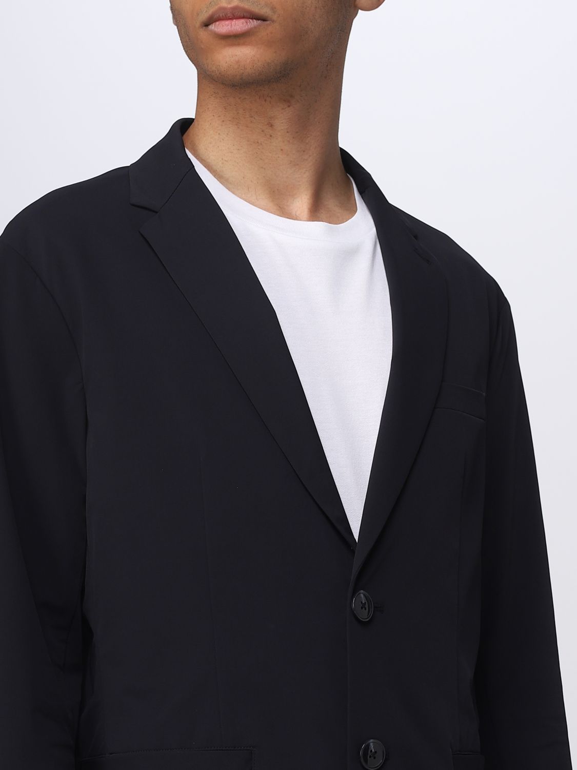 ARMANI EXCHANGE: blazer for man - Blue | Armani Exchange blazer 8NZG49ZNYZZ  online on 