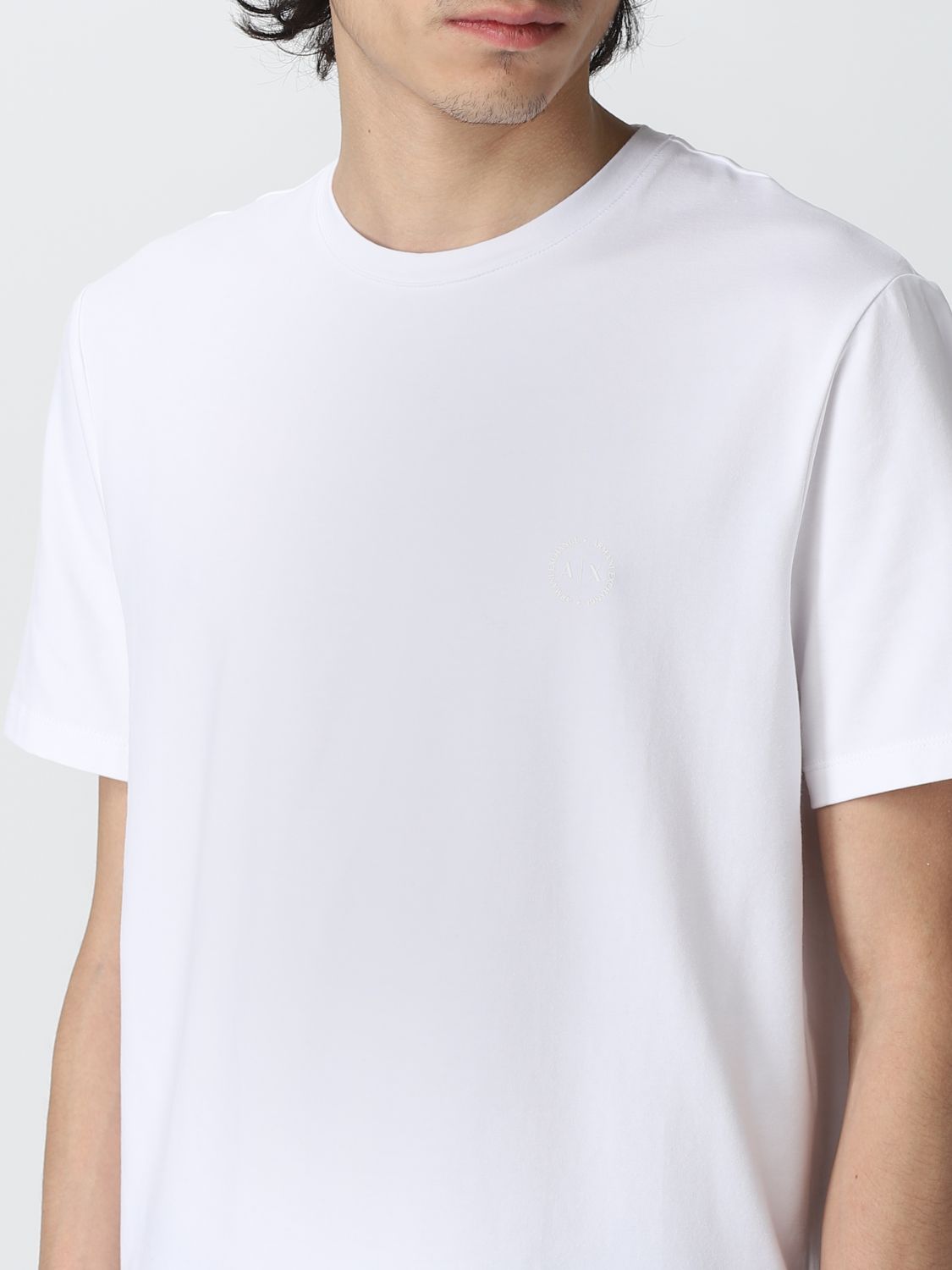 ARMANI EXCHANGE: t-shirt for man - White | Armani Exchange t-shirt  8NZT84Z8M9Z online on 