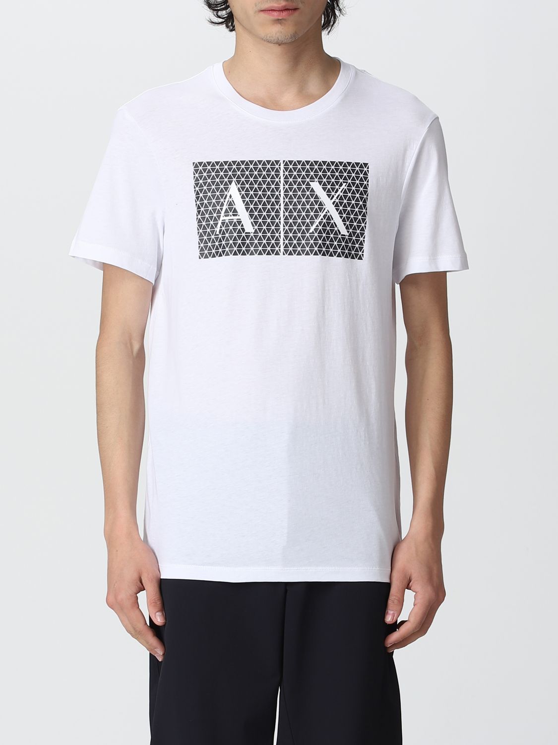 ARMANI EXCHANGE: t-shirt for man - White | Armani Exchange t-shirt  8NZTCKZ8H4Z online on 
