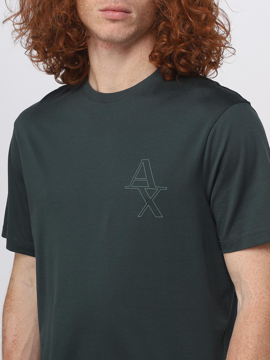 ARMANI EXCHANGE tshirt for man Green Armani Exchange tshirt