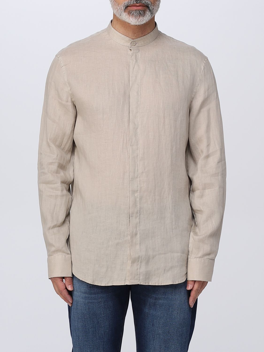 Armani Exchange Shirt  Men In Beige