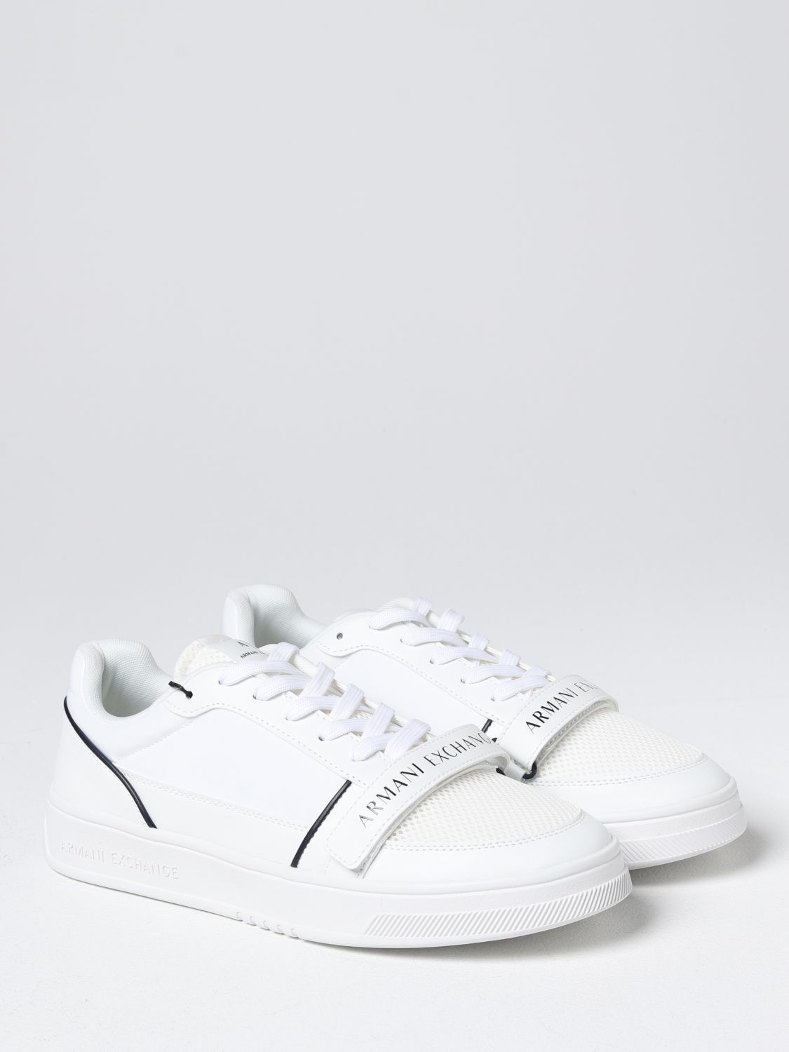 ARMANI EXCHANGE: sneakers for man - White | Armani Exchange sneakers ...