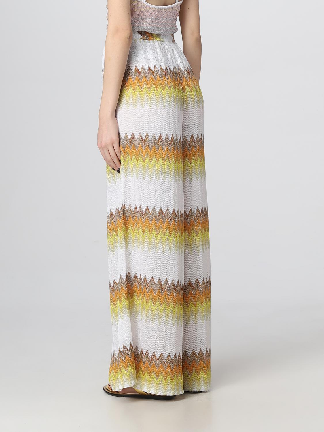 Hose Missoni: Missoni Damen Hose weiß 3