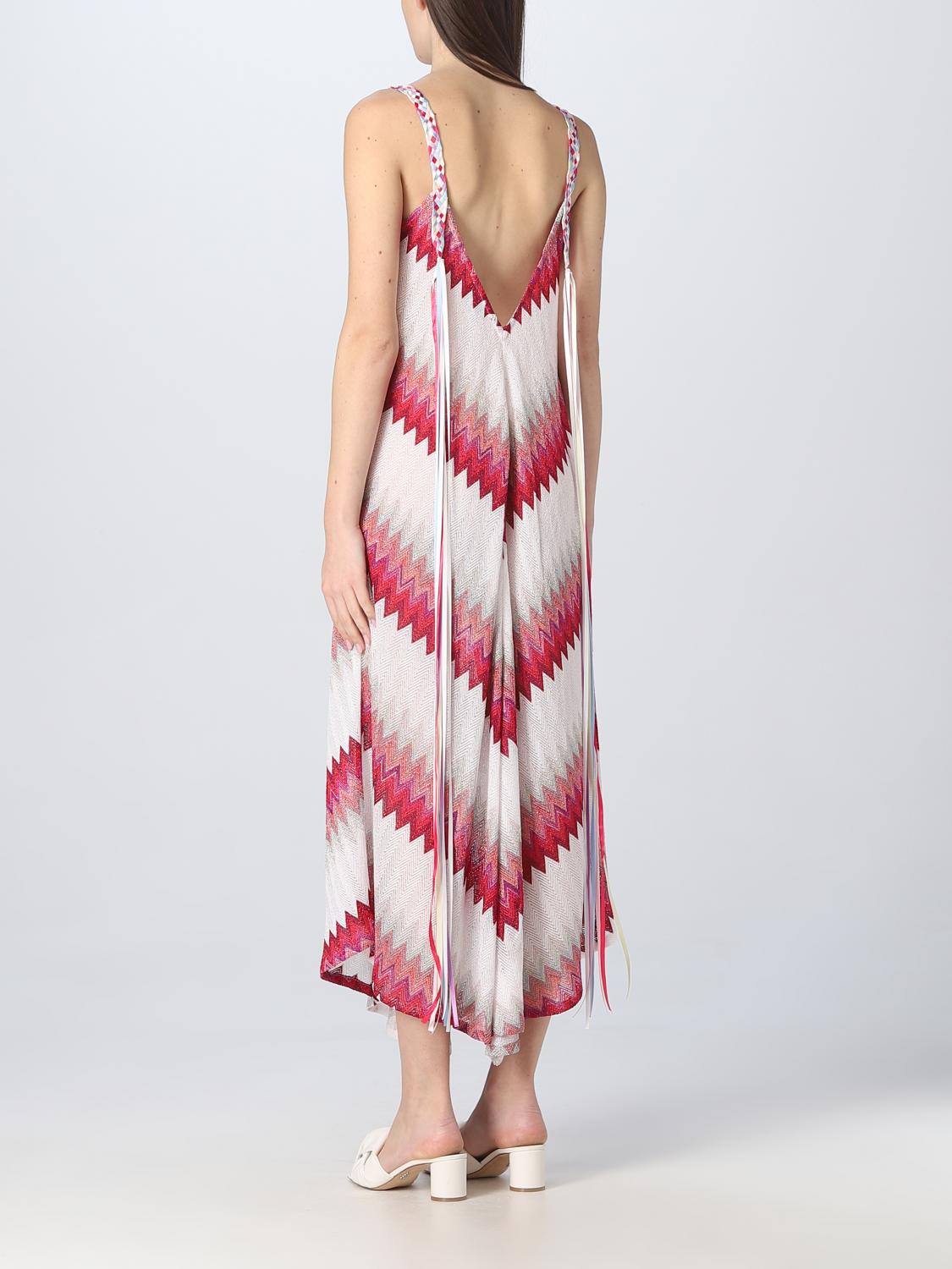 Kleid Missoni: Missoni Damen Kleid rot 2