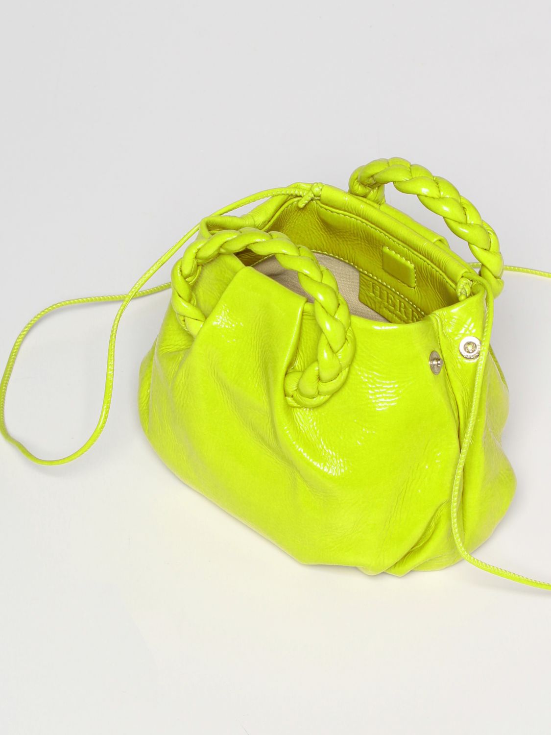 HEREU: handbag for woman - Yellow  Hereu handbag WBR23ALQU003 online at