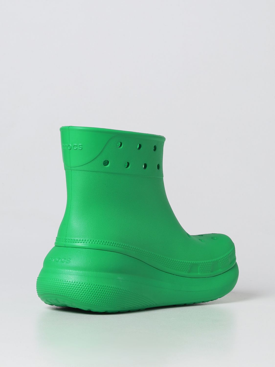 CROCS: flat ankle boots for woman - Green | Crocs flat ankle boots 207946  online on 