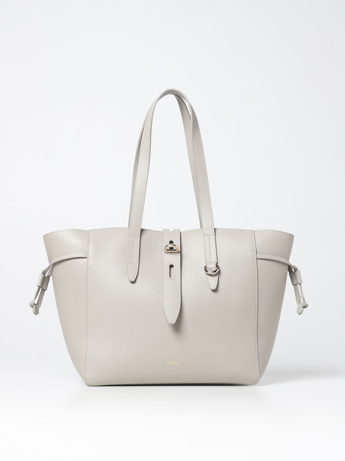 Furla Outlet: tote bags for woman - Dove Grey | Furla tote bags