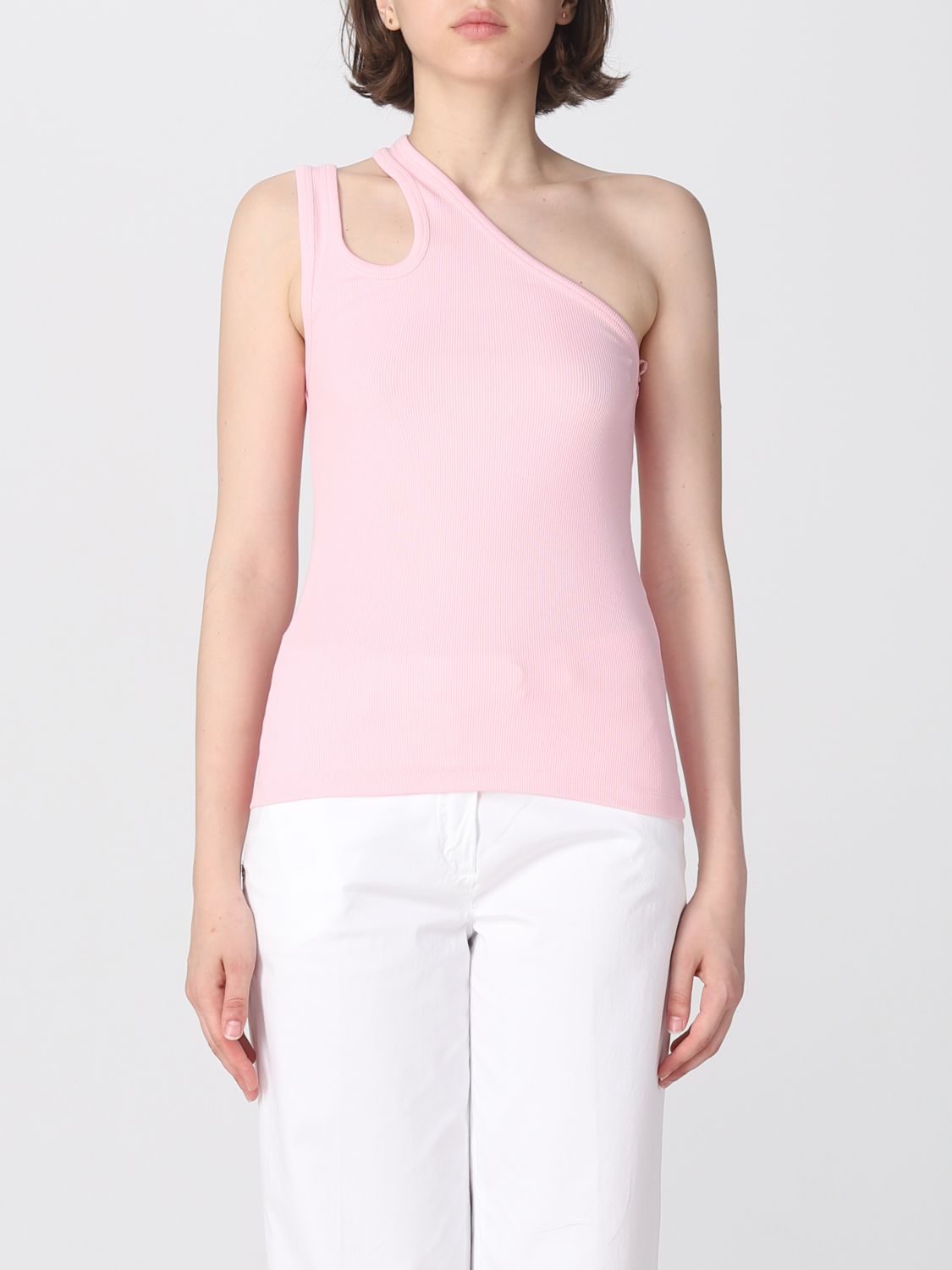 top remain woman colour pink