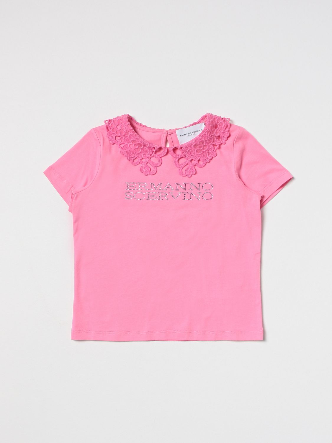 ERMANNO SCERVINO JUNIOR: top for girls - Fuchsia | Ermanno