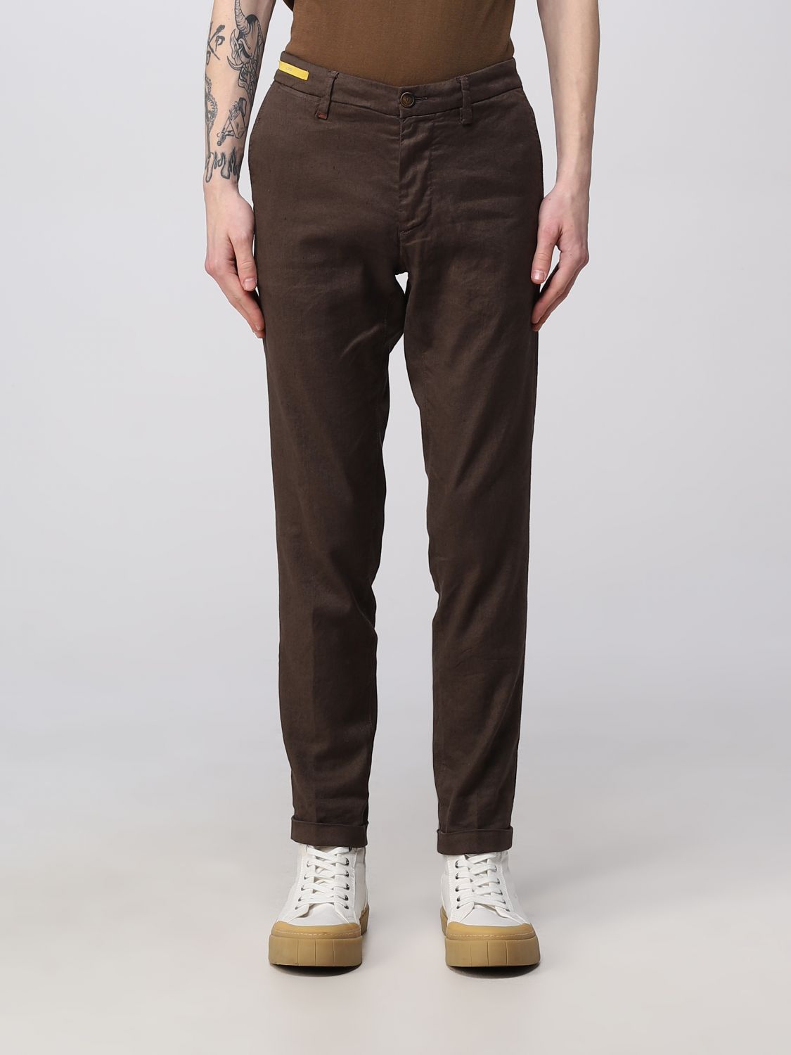 Re-hash Pants  Men Color Brown