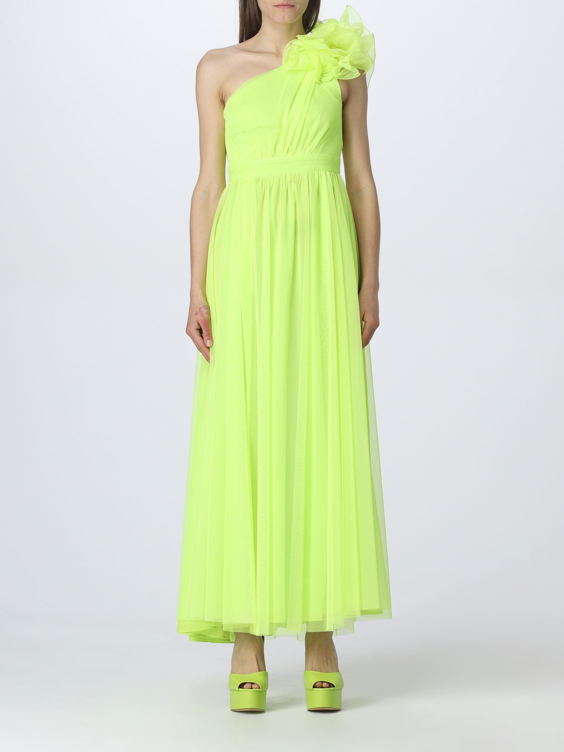 H Couture Dress  Woman Color Lime